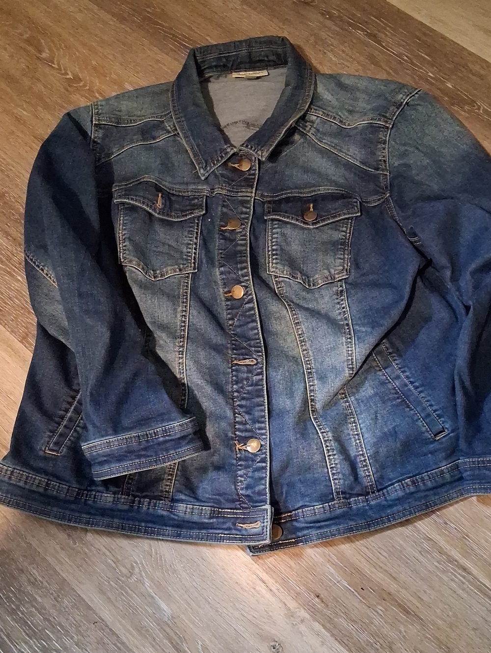 Westport Two-Tone Blue Denim Jacket
